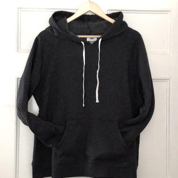 Old Navy Fleece hoodie, women’s, dark, gray color, size XL - Picture 2 of 7